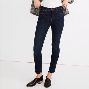 Madewell 9” Mid-Rise Skinny Jeans Orland Wash TENCEL™ Denim Edition